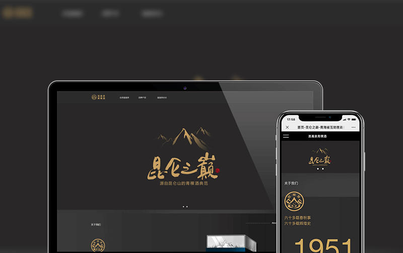 酒业网站建设-逸码科技实现案例
